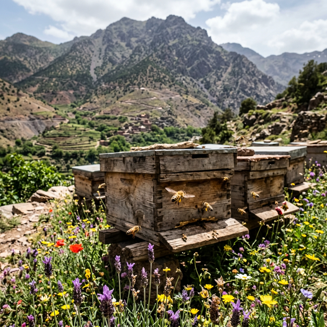 Protection des abeilles sauvages de l'Atlas