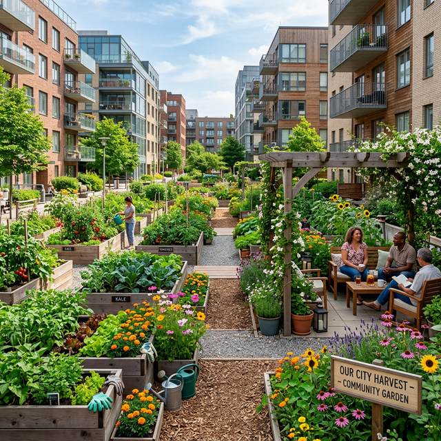 Jardin partagé pour le quartier Gauthier