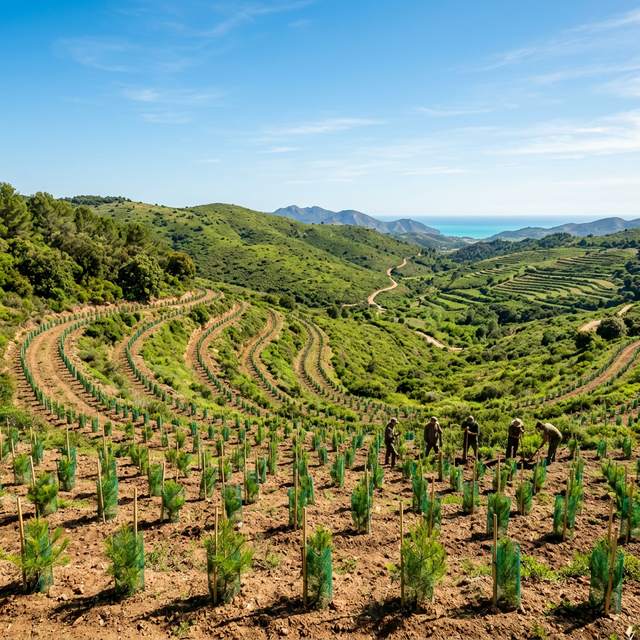 Reboisement de la forêt de Bouskoura